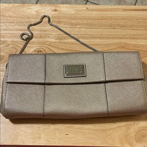 Calvin Klein Gold Clutch with Chain Strap